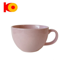 Hot Sale European style factory price ceramic soup coffee cup with handle